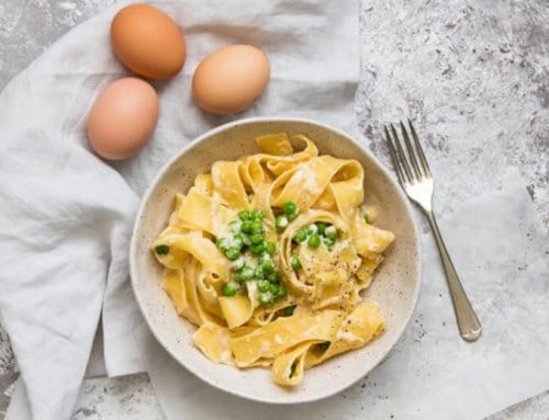Egg, Ricotta & Pea Pasta